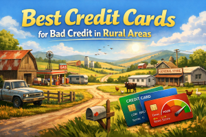 Best Credit Cards for Bad Credit in Rural Areas 2026: Top No-Branch, Online-Only Options for Users Without Easy Bank Access